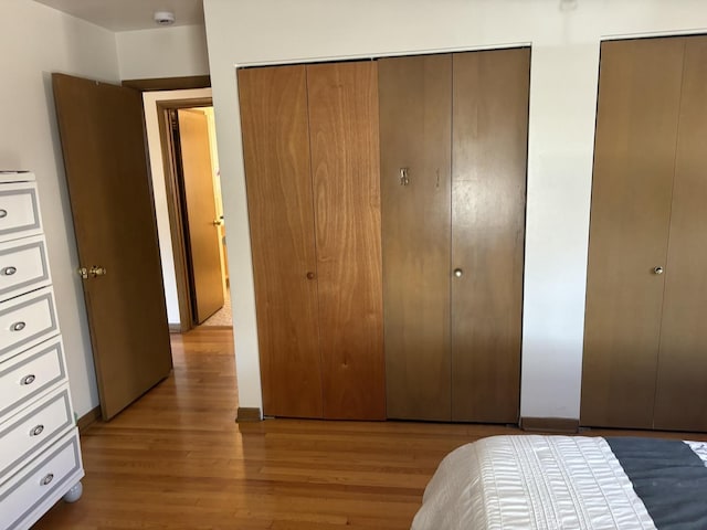 9270 N Courtland Dr, Niles, IL 60714 - bedroom with wood finished floors and multiple closets