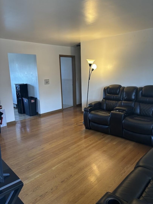 9270 N Courtland Dr, Niles, IL 60714 - living room with light wood finished floors and baseboards