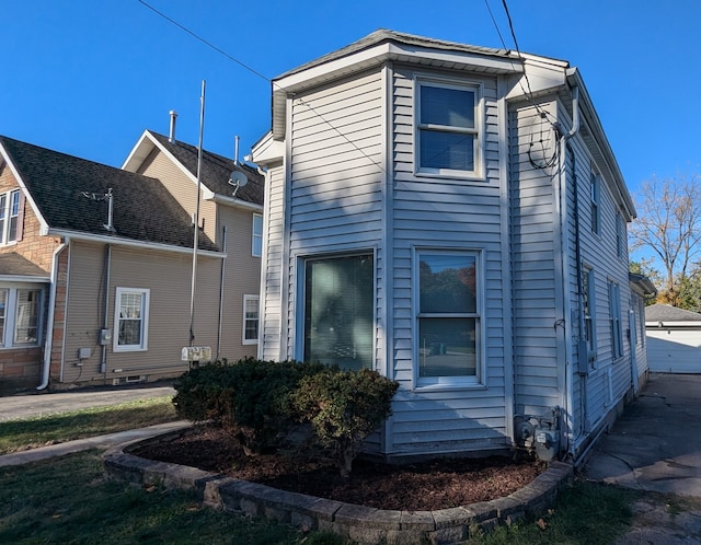 view of rear view of house