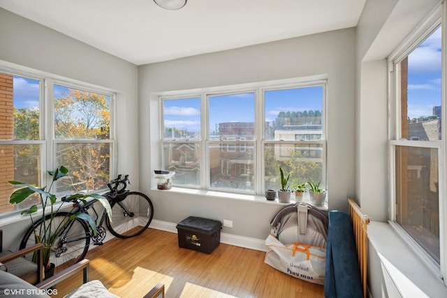 sunroom featuring a healthy amount of sunlight