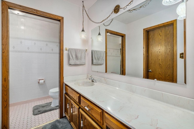 1617 Cimarron Dr, New Lenox, IL 60451 - full bathroom featuring vanity and tile patterned floors