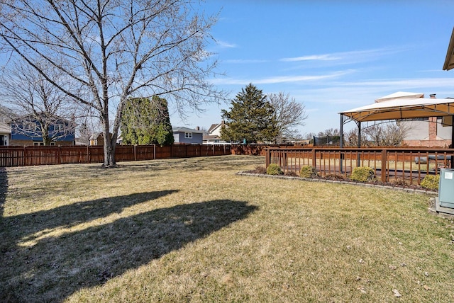 1617 Cimarron Dr, New Lenox, IL 60451 - fenced backyard featuring a gazebo