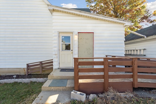 view of entrance to property