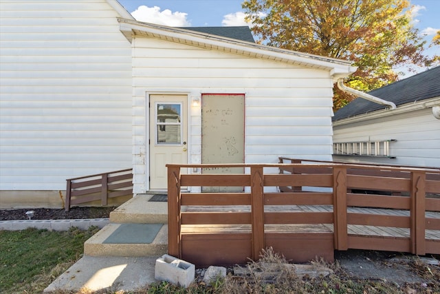 view of entrance to property