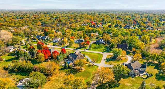 aerial view