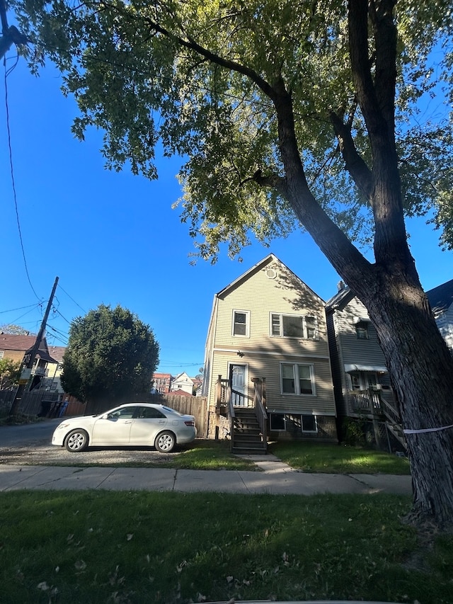 view of front of home