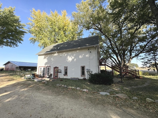 view of rear view of house