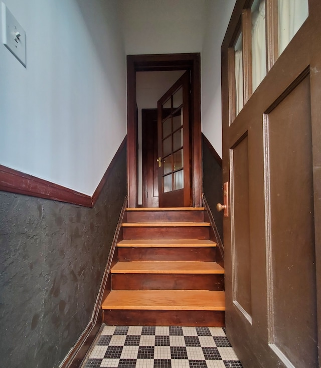 view of staircase