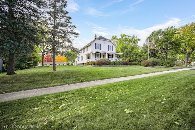248 N Rohlwing Rd, Palatine, IL 60074 - dutch colonial featuring a front yard and a chimney