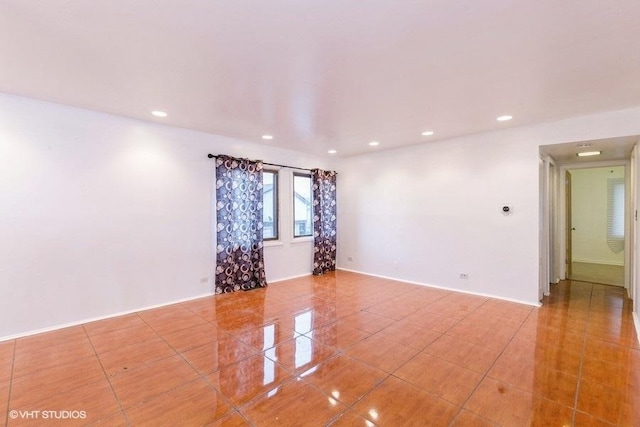 742 Manteca Ct Unit 4, University Park, IL 60484 - unfurnished room with tile patterned floors, recessed lighting, and baseboards