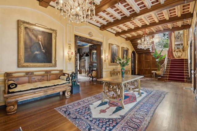 1355 N Astor St, Chicago, IL 60610 - common area featuring stairway and visible vents