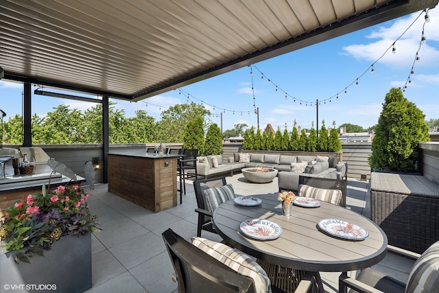 view of patio / terrace with outdoor lounge area