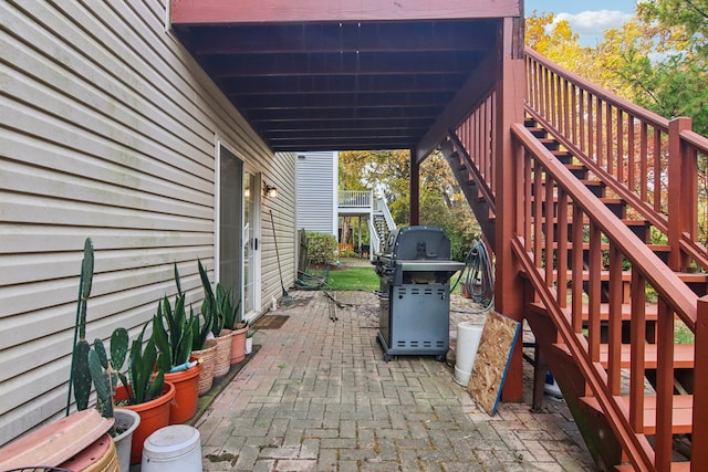 view of patio / terrace with grilling area