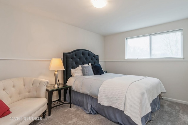 bedroom featuring carpet floors