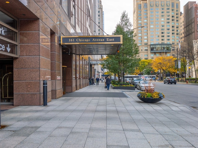 161 E Chicago Ave Unit 42H, Chicago, IL 60611 - view of asphalt street featuring sidewalks and street lighting