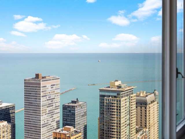 161 E Chicago Ave Unit 42H, Chicago, IL 60611 - water view with nearby urban area