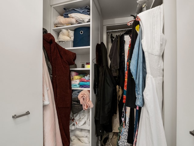 view of closet