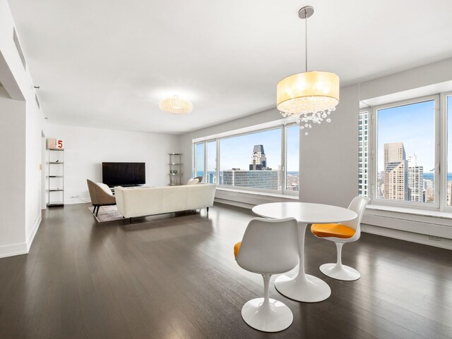 161 E Chicago Ave Unit 42H, Chicago, IL 60611 - living area with wood finished floors