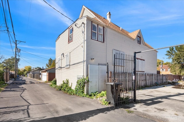 view of property exterior