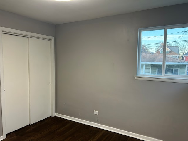 spare room featuring light wood-type flooring