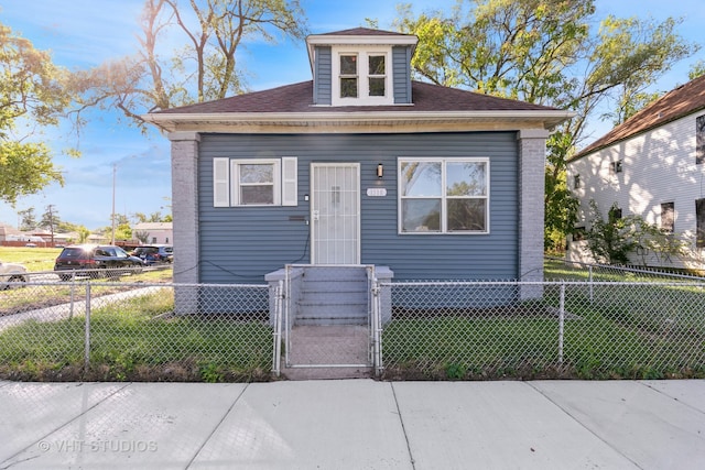 view of bungalow-style house