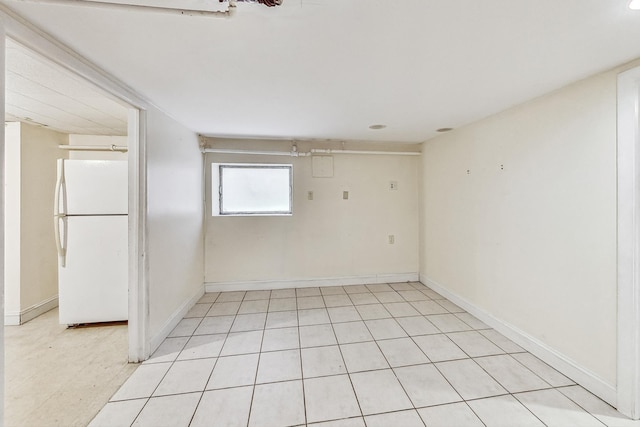 view of tiled spare room