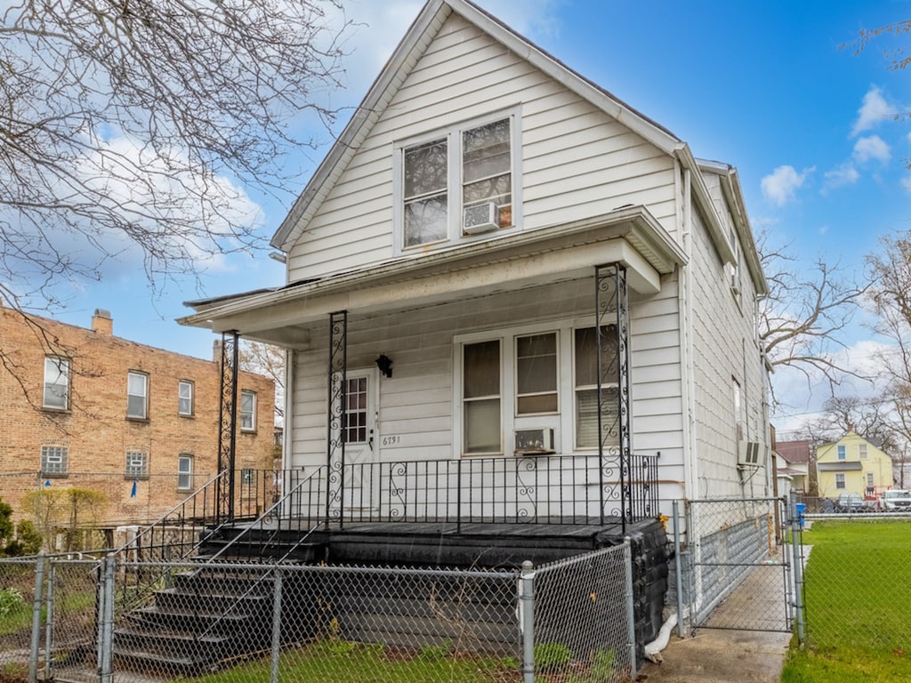 view of bungalow-style home