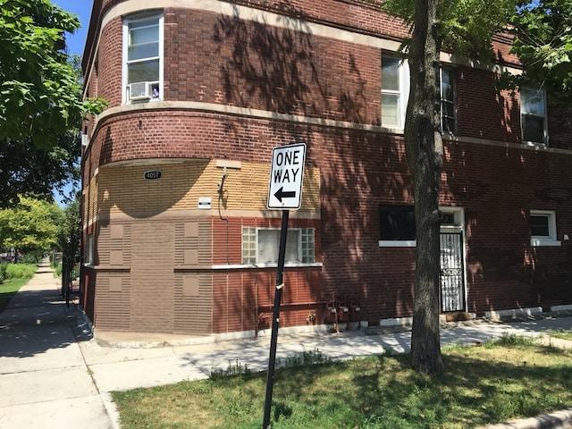 view of property with cooling unit