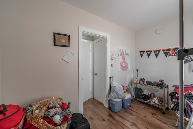 interior space featuring light hardwood / wood-style floors