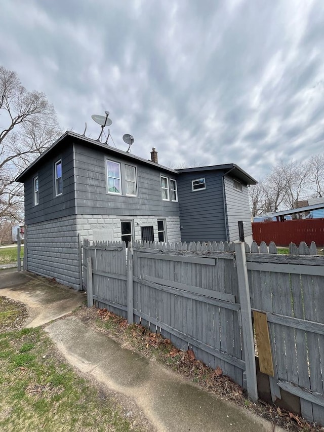 view of rear view of house