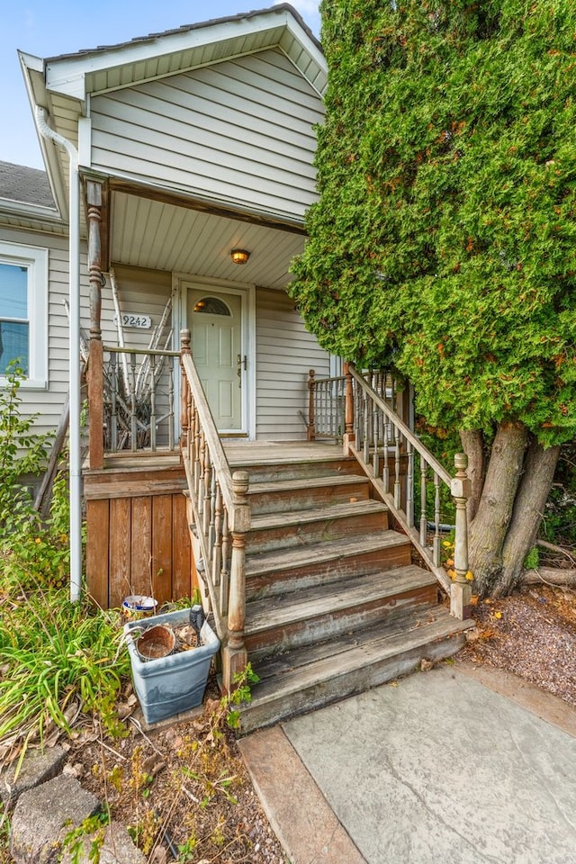 view of entrance to property