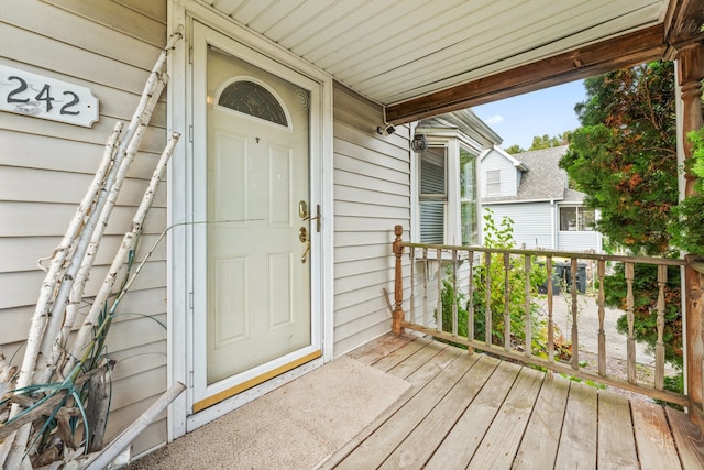 view of property entrance