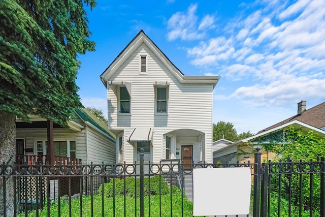 view of front of property