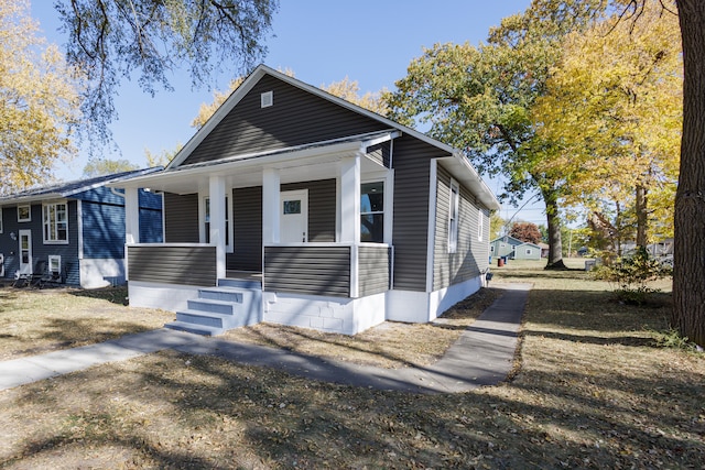 bungalow with covered porch