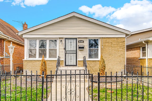 view of bungalow-style home