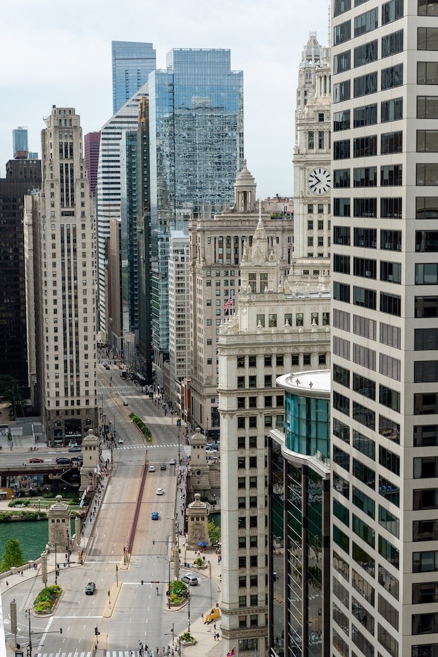 view of city featuring a water view