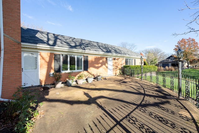 view of rear view of property