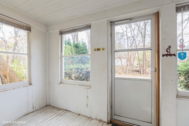 entryway with a wealth of natural light