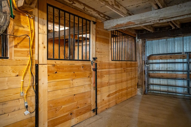 view of horse barn