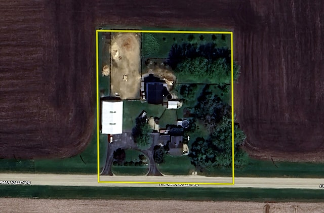 4140 E German Valley Rd, Freeport, IL 61032 - map / location with property parcel outlined