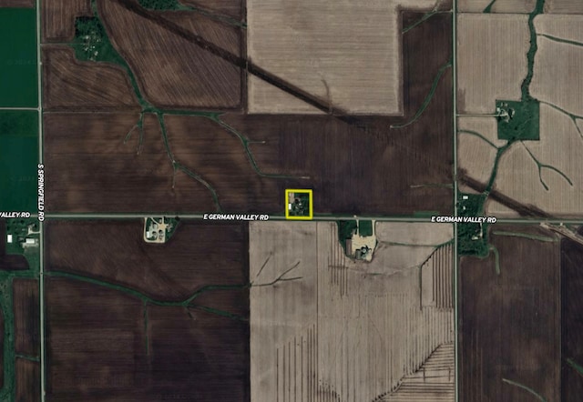 4140 E German Valley Rd, Freeport, IL 61032 - map / location with property parcel outlined