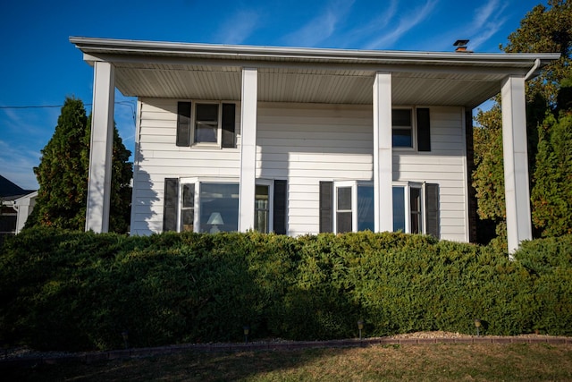 4140 E German Valley Rd, Freeport, IL 61032 - view of property exterior featuring covered porch