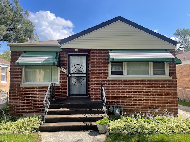 view of front of property