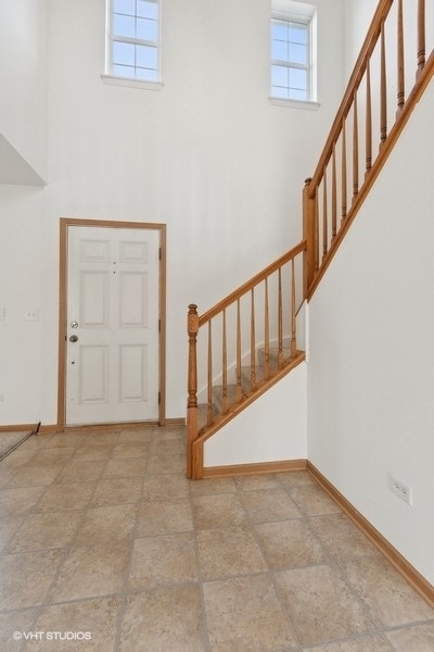 foyer entrance featuring a healthy amount of sunlight