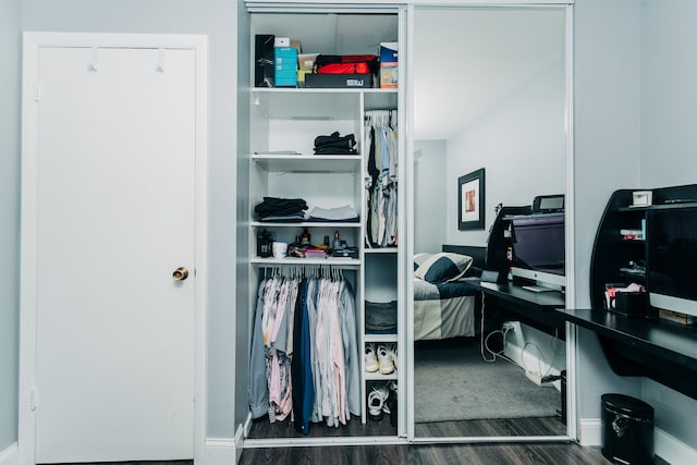 view of closet