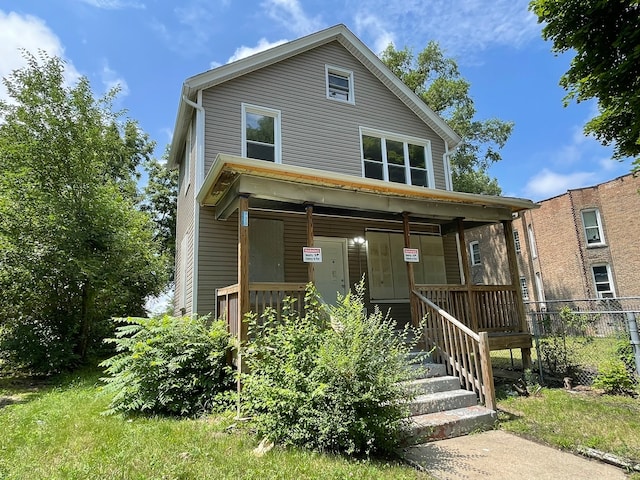 view of front of home