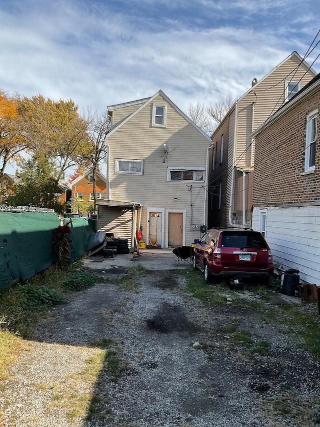 view of rear view of house