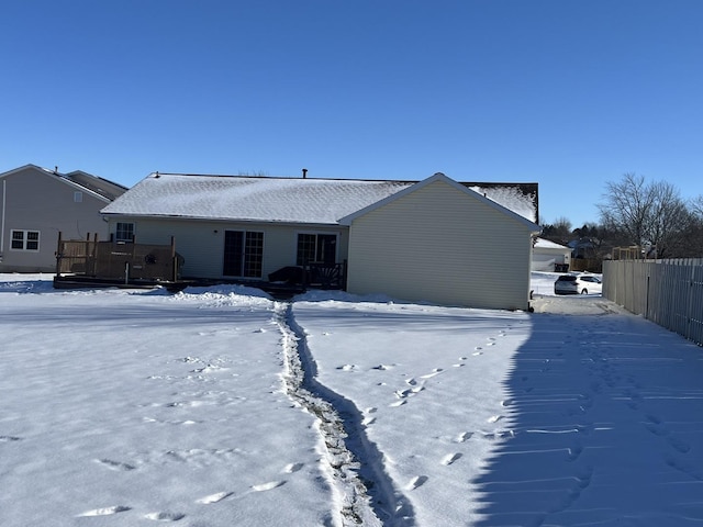 view of front of house