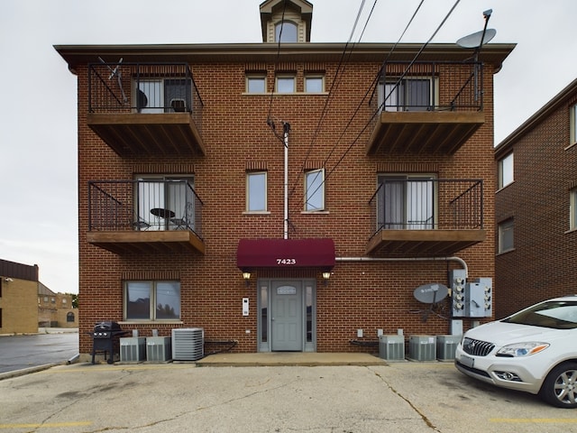 view of property featuring cooling unit