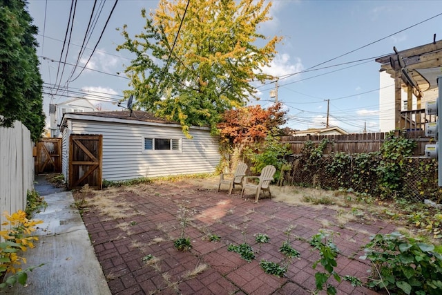 view of patio